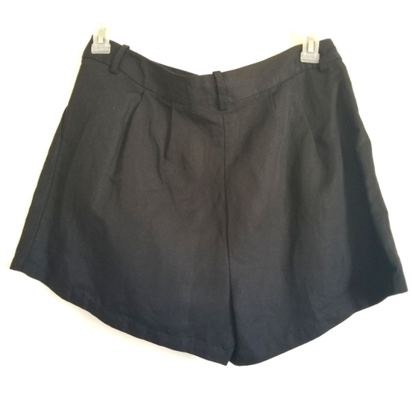 New Frame Black Linen Blend Short - Picture 2 of 4